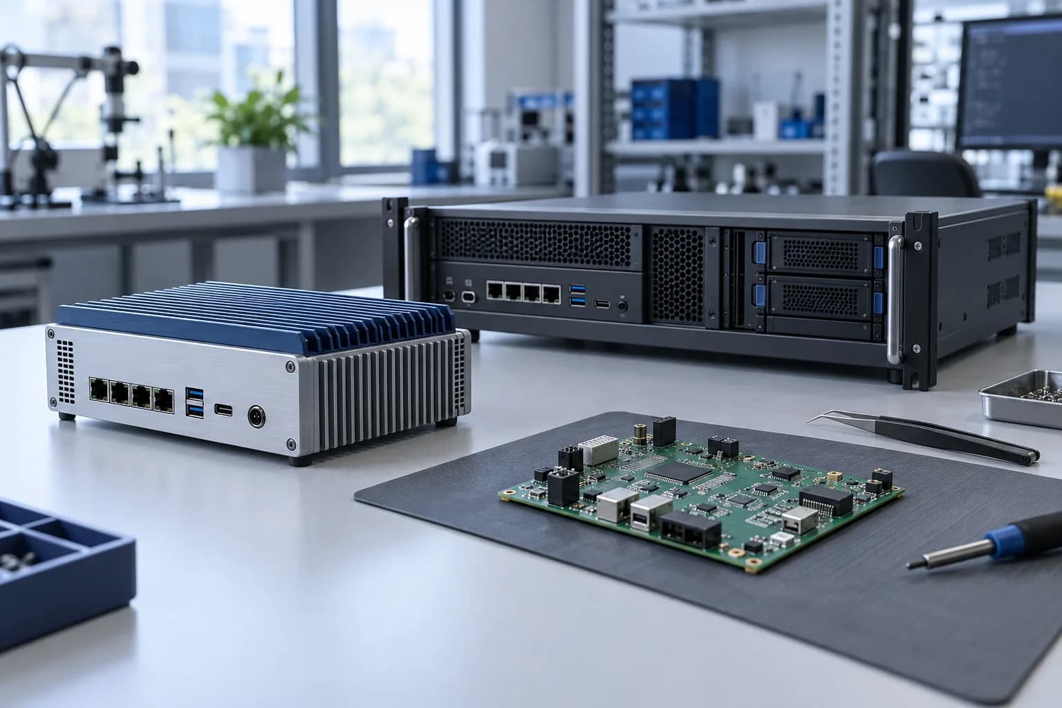 RK182X Development Kit · AI concept · Not a project photograph or product specification
